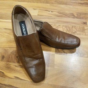 Men's Adolfo Brown Slip-On Loafers (Size 11)